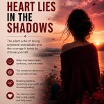 A woman stands alone, symbolising the emotional weight of when your heart lives in the shadows.